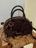 Bolso de Mano Estilo Coreano Moda de Nicho Bolso Almohada con Lunares Chic Lindo Bolso Casual de Hombro Único para el Viaje Diario