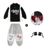 Ropa de Performance Hip-Hop para Niños, Playeras tipo Polo Estilo Hip-Hop para Niños, Trajes Elegantes de Ropa para Niños, Ropa de Moda Hip-Hop para Niñas