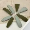 Pinza de BB de Color Aguacate con Puntada Sencilla, Pinza Geométrica Fresca de Verano para Mechones Laterales, Pasador para la Parte Posterior de la Cabeza