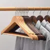 Percha de madera, perchero para el hogar, perchero para hotel, perchero de madera maciza, perchero para armario y secado de ropa