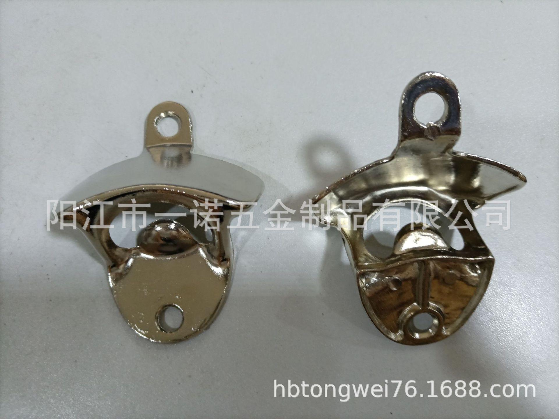 开瓶器小金尚利工艺品五金锌合金尺寸8X6.5X3cm,头尾厚
