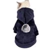 Sudadera para Gato y Perro Ropa para Mascotas para Gatos Azules British Shorthair, Ropa de Otoño e Invierno, Ropa para Gato de Felpa de Doble Cara, Engrosada