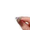 Pendientes Kaset de plata S925 con diseño fresco y pequeño con forma de corazón, con personalidad, hermosos y elegantes para mujer.