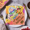 Feliz Cumpleaños Estampado en Caliente y Servilletas Plateadas Suministros para Decoración de Fiesta de Cumpleaños Decoración de Papel Venta al por Mayor Transfronteriza