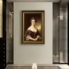 Pintura Decorativa Vintage Estilo Americano para Entrada y Sala de Estar, Pintura al Óleo Floral, Colgante de Pared de Arte para Hotel y Casa de Huéspedes, Arte de Pared Vertical