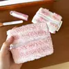 Bolsa de Maquillaje de Lana de Cordero Bolsa de Almacenamiento para Artículos Pequeños de Viaje Bolsa de Maquillaje de Felpa