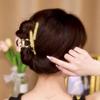 2025 Primavera Nuevo Aleación Espiga de Trigo Pinza para el Cabello Accesorios para el Cabello de Mujer Yiwu Estilo Pastoral Dulce Pinza de Tiburón Horquilla Adorno para el Cabello
