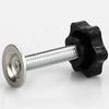 Tableta Mango Five Star Tornillo de Mano Perilla de Ajuste Tornillo Mango Flor de Ciruelo Base Sombrero de Paja Tornillo Hueco