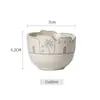 Taza de café árabe de Oriente Medio personalizada con líneas de muralla de ciudad, estilo exótico, grabada con láser, de forma única y sin asa