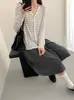 Cárdigan de Lyocell Tencel Modal para Mujer, Estilo Delgado de Primavera y Verano, Protección Solar, Estilo Coreano, Lana y Seda, Tejido de Punto con Botones de Manga Larga