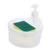 Dispensador de Detergente para Cocina Fregador Esponja Cepillo Limpiador de Jabón Jabonera Dispensador de Jabón Caja de Jabón Fregadero Fabricante Transfronterizo