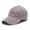 Boné de beisebol de algodão puro com seis peças, protetor solar, chapéu de sol masculino, logotipo bordado, boné em branco com borda cruzada
