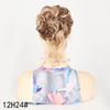 Peruca Longa Bigodes Anel de Cabelo Lazy Wind Bud Bola Cabeça Feminina Fofa Bigodes Longos Pacote de Cabelo Peruca Conjunto Rabo de Cavalo Anel de Cabelo