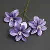 Nuevas flores de magnolia artificiales para boda, nueva decoración de boda estilo chino, arreglo floral de fondo para banquete de compromiso, arreglo floral para salón de bodas