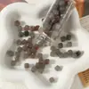 Cuentas Cuadradas de Resina con Forma de Cubo de Azúcar en Gradiente Transparente con Agujeros Rectos para Pulseras y Collares Hechos a Mano de Bricolaje, Materiales y Accesorios para Bisutería