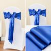 Cinta de Raso al por Mayor Cinta Banquete Boda Respaldo de Silla Flor Decorativa Funda para Silla Lazo Cinta para Silla