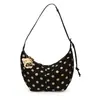 2026 Bolso Tote Nuevo Estilo Coreano de Lunares, Gran Capacidad, Bolso Vintage de Moda Tendencia, Bolso de Hombro Casual Elegante para Viajar