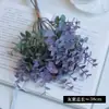 Paquete de Simulación Hoja de Dinero de Eucalipto Ramo de Flores Artificiales Decoración del Hogar Adornos de Flores Artificiales Flor Eterna Planta Verde Venta al por Mayor