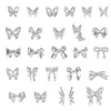 Aleación Manicura Lazo Arte de Uñas Joyería Mariposa Mini Mariposa Pequeña Metal DIY Uñas Para Llevar Joyería de Uñas Fábrica