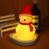 Decorações de rena de Natal para atacado, boneco de boneco de neve luminoso, luz de noturna, enfeites de mesa para presentear namoradas, presentes de Natal