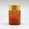 60ml ml PET cor de chá plástico embalagem garrafa tampa/vedação grau alimentício marrom garrafa alimentar