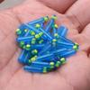 Asiento de flotador cuadrado de doble núcleo de pescador silicona doble fuerza verde fluorescente línea apretada competitiva juego accesorios pesca mayoreo granel