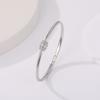 Pulseras Europeas y Americanas Transfronterizas de Cintura Pequeña Que No Se Desvanecen, Pulseras de Anillo Liso de Alta Gama, Pulseras para Hombre y Mujer, Abalorios de Lujo Ligero