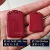Llavero colgante de arena de oro púrpura natural de alto contenido, seguro y sin incidentes, para hombres y mujeres, tamaño grande y pequeño, cadena para teléfono móvil, bolsa de cinabrio