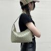 Nova Bolsa de Lancheira Tecida de Couro Genuíno da Moda Bolsa Feminina Bolsa de Almoço de Couro Genuíno Bolsa de Axila Bolsa de Mão Bolsa Tecida Matelassê