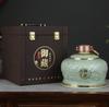 Jarra de Vino de Cerámica Jingdezhen 2.5kg Jarra del Dragón Imperial Botella de Vino Vacía Olla para Vino Recipiente para Licores Set de Caja de Regalo