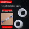 Purificador de Água Acessórios de Conector Rápido Anel de Borracha de Vedação 2 Pontos Tubo PE Conexão Rápida Tampa Plástica Redonda Tampa com Presilha Interna