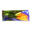 Faixa de Cabeça Esportiva Tie-dye Moda Europeia e Americana Transfronteiriça Faixa de Cabelo Elástica para Yoga Nova Faixa de Cabeça Larga Cruzada Acessório de Cabeça