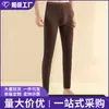 Pantalones térmicos de doble cara para hombre para comercio exterior, forrados de felpa y engrosados, adecuados como capa base, pantalones casuales cálidos y cómodos