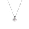 Colar de Prata com Pérola S925 Feminino 2024 Novo Estilo Quente Luxo Leve Nicho Temperamento Corrente para Clavícula Feminina