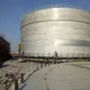 Construcción de Fábrica sitio de tanque de agua contra incendios producción de fábrica tanque de agua contra incendios tanque de almacenamiento de agua grande equipo profesional construcción