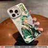 Exclusivo Transfronteiriço para Capa de Celular One Piece Zoro Adequada para Apple 15Promax 16/14/Iphone12 Cor Prata