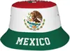 Sombrero de Pescador con Bandera Nacional Más Vendido Transfronterizo para Hombres y Mujeres, Protección Solar para Exteriores, Sombrero de Sol de Moda de Doble Cara