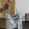 Bolso de Mano Casual Retro Estilo Japonés Bolso de Hombro de Gran Capacidad Popular en Internet a la Moda para Mujer Bolso para Comercio Exterior Transfronterizo Cabello