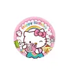Cady Cat Kt Cat Decoración de Fiesta de Cumpleaños Infantil Vasos de Papel Platos de Papel Servilletas de Papel Cámara Hellokitty Mantel
