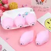 Juguete de cerdito rosa suave y lindo de dibujos animados, juguete de persona completa, cerdo de desahogo, pellizcar música, pellizcar llamada, juguete de desahogo de descompresión