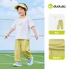 Conjunto de Ropa Infantil de Dudu: Pantalones de manga corta de verano para niños, Conjunto ligero de dos piezas para niñas, Ropa casual para niños