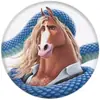 Insignias Periféricas de Zootopia 2, Insignias de Hojalata, Llaveros de Espejo Redondo Pequeño, Accesorios de Colgante Lindos