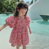 [Oferta Especial] Falda para Niñas Verano 2023 Nuevo Estilo Pantalones Cortos de Manga Corta con Flores Vestido para Bebé Camiseta