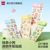 Adesivos de planejador co-branded Deli Line Dog, adesivos de etiqueta dopamina de desenho animado de alto valor, adesivos decorativos para caixas de armazenamento