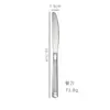 Juego de Cinco Piezas de Acero Inoxidable Columna Romana Cuchillo, Tenedor, Cuchara, Cuchillo y Tenedor Rectos para Filete de Restaurante de Hotel Estilo Occidental, Cuchara y Tenedor para Postre del Hogar