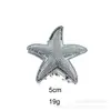 Pinzas para el cabello europeas y americanas, Pinzas de tiburón de alta gama transfronterizas, Pinzas para el cabello de estrella de mar estilo oceánico, Accesorios de moda para recogidos en la parte posterior de la cabeza, Venta al por mayor