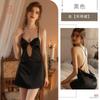 Ropa Interior Sexy Falda Halter Sexy Hueca Verano Seda de Hielo Caliente Espalda Descubierta Cruz Cama Flirteo Pijama de Mujer 1824