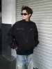 Chaqueta de Trabajo de Sarga de Algodón Puro Estilo Americano Detroit para Hombre Diseño Otoñal Casual Chaqueta de Béisbol