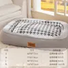 Jaula Grande para Perro, Jaula Oval Extra Grande, para Perros Medianos y Grandes Golden Retriever Labrador, Colchoneta para Perro, Jaula para Gato, Jaula para Mascota de Otoño e Invierno