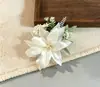 Horquilla de Phalaenopsis de Hada ~ Princesa Francesa Súper Hada Flor Horquilla Placa Horquilla Accesorios para el Cabello Ambiente Tocado Mujeres